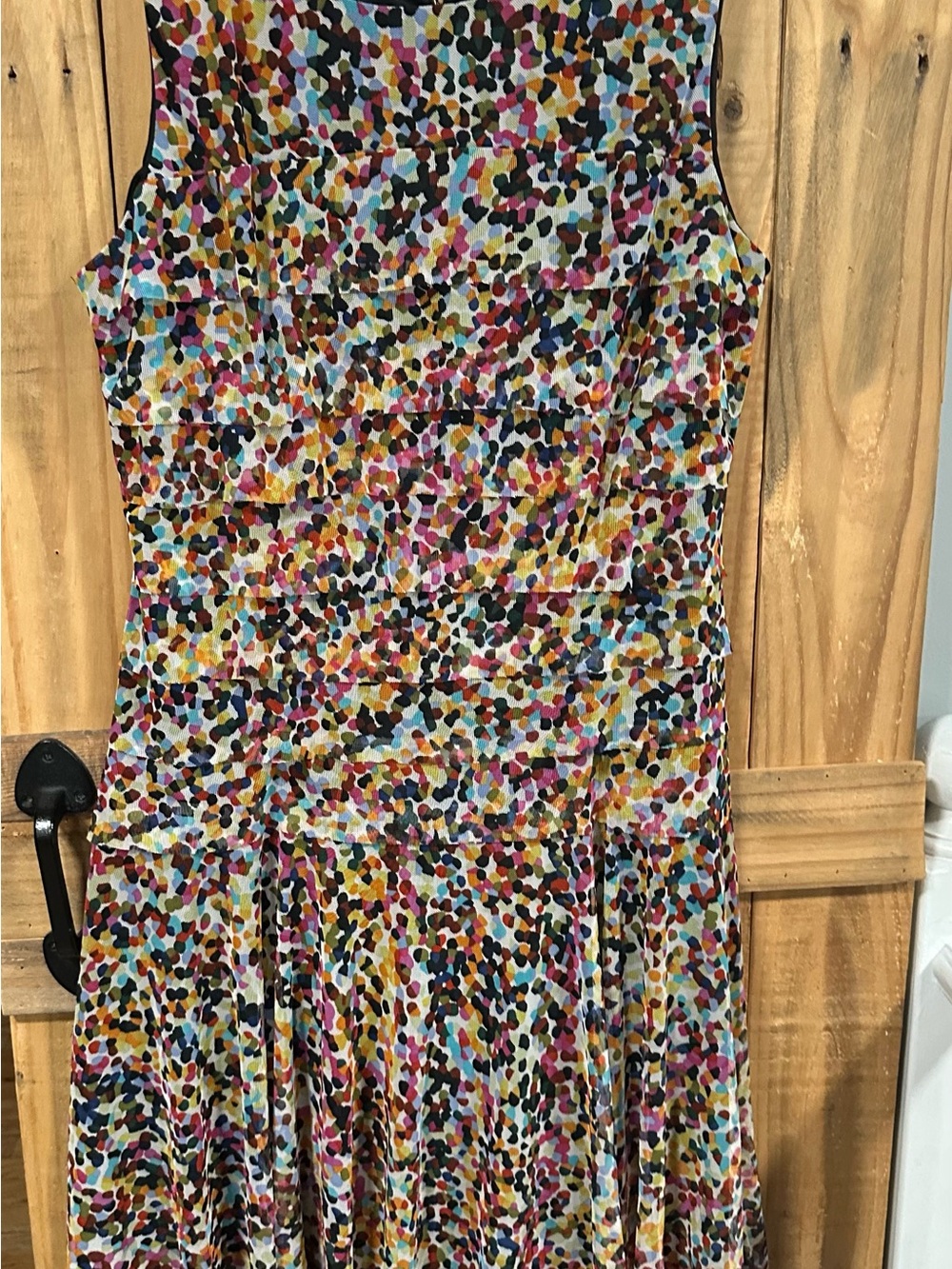 Women’s Multicolor Printed Casual Sleeveless Dress